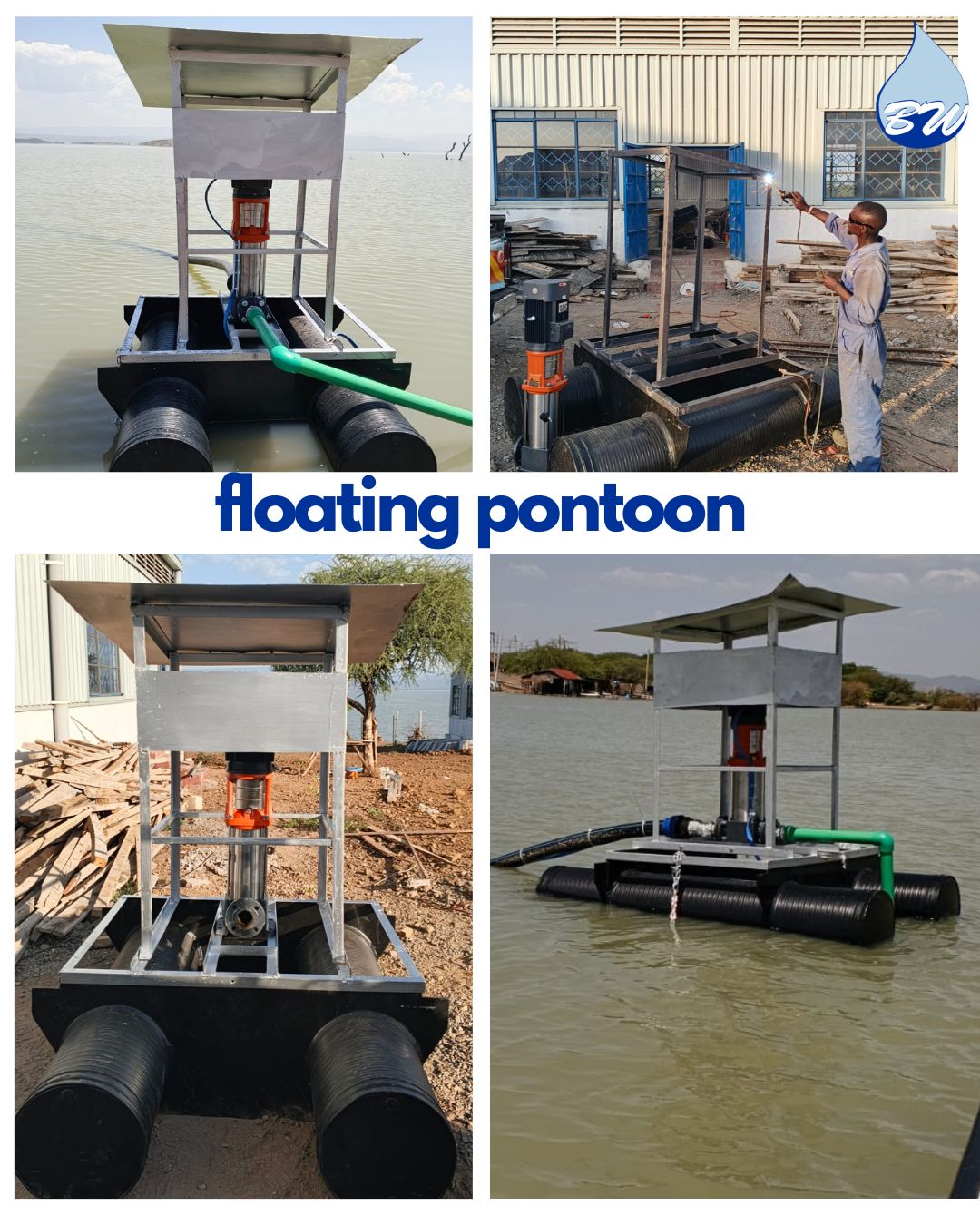 Betterline - Floating pontoon project on Lake Baringo 🌊⚙️ Designed and ...