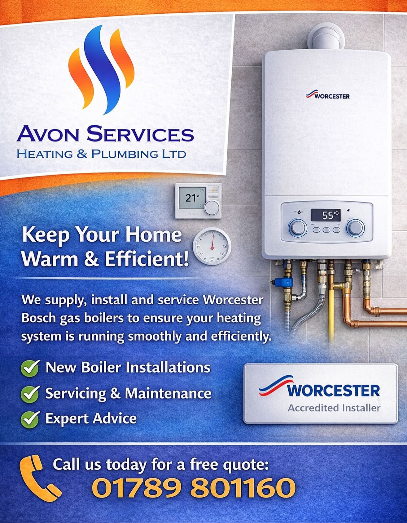 Avon Services Heating and Plumbing Ltd | Stratford-upon-Avon