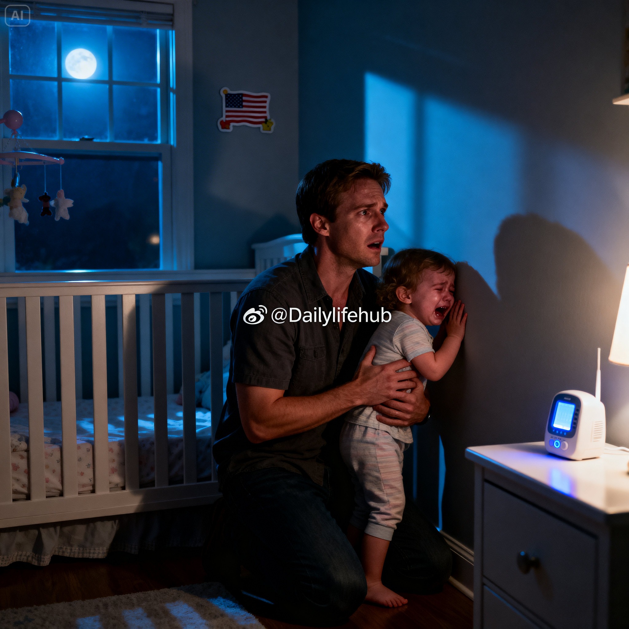 LifeWhisper - A baby pressed his face against the same spot on the wall ...