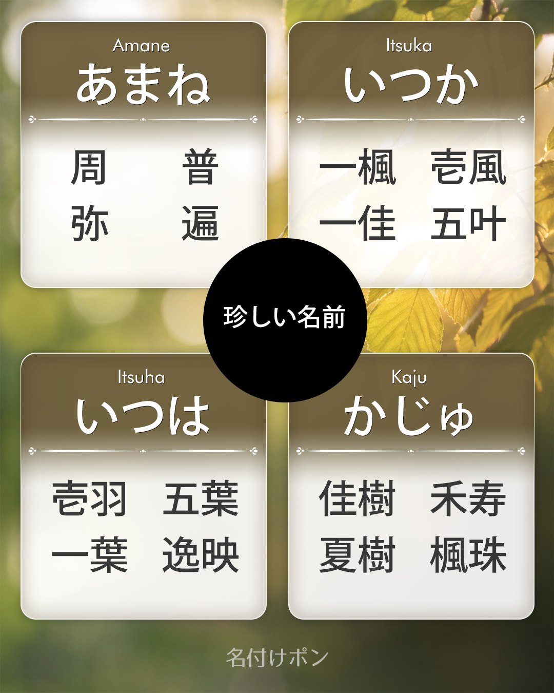 名付けポン (@nazukepon) • Facebook