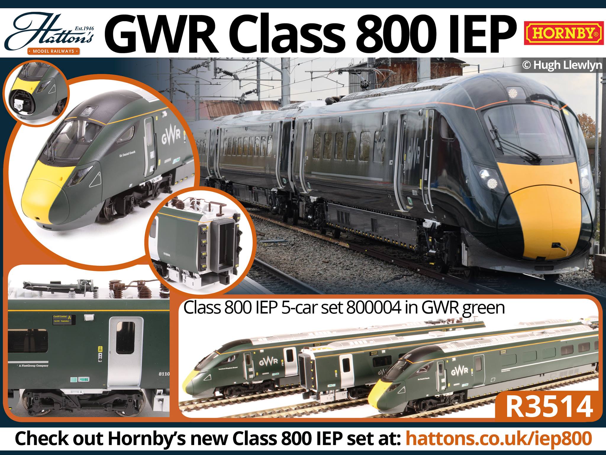 鉄道模型 Class 800 Railway Wesrern Great