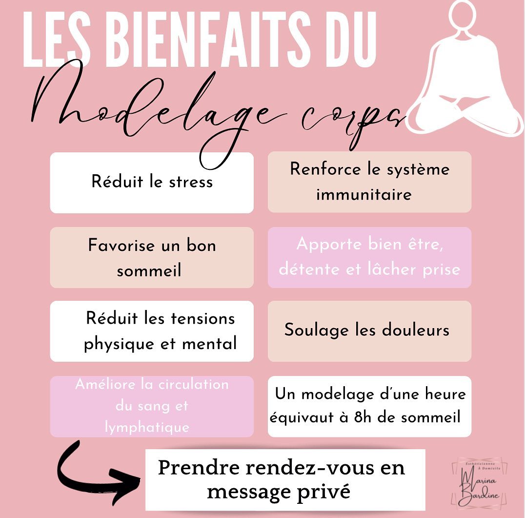 Le modelage du corps a pour... - Esthéticienne à domicile | Facebook