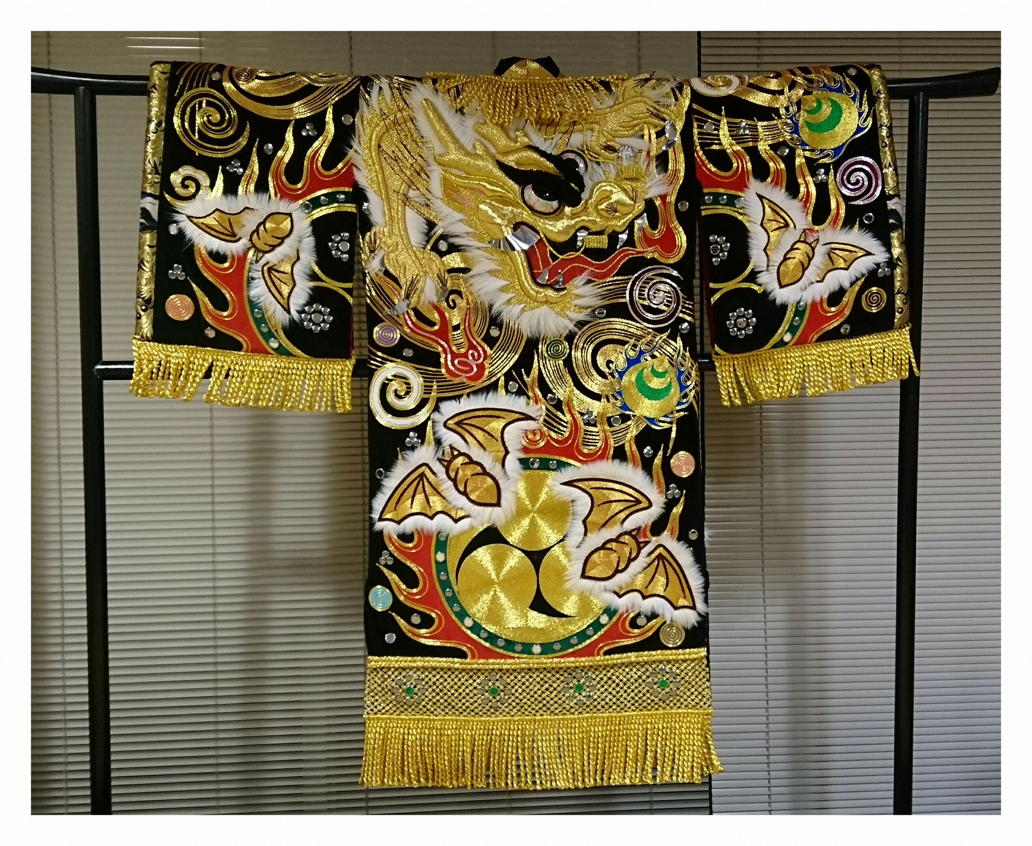 石見神楽　広島神楽　神楽　腕抜き ◇在庫腕抜き◇ ◇刺繍鬼着◇