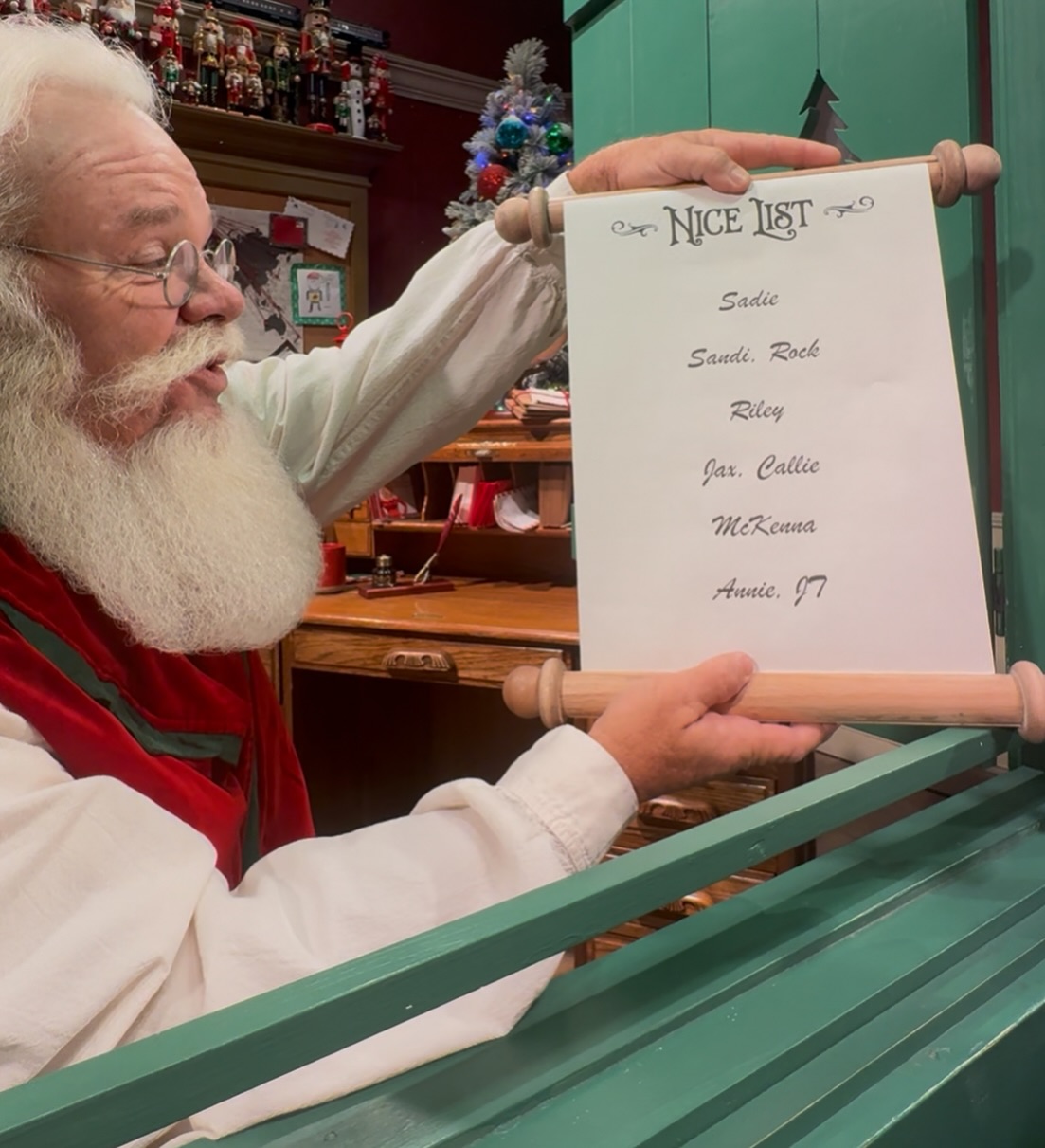Adventures - We made the NICE list again!!!!! 🎅 Santa’s making his list ...