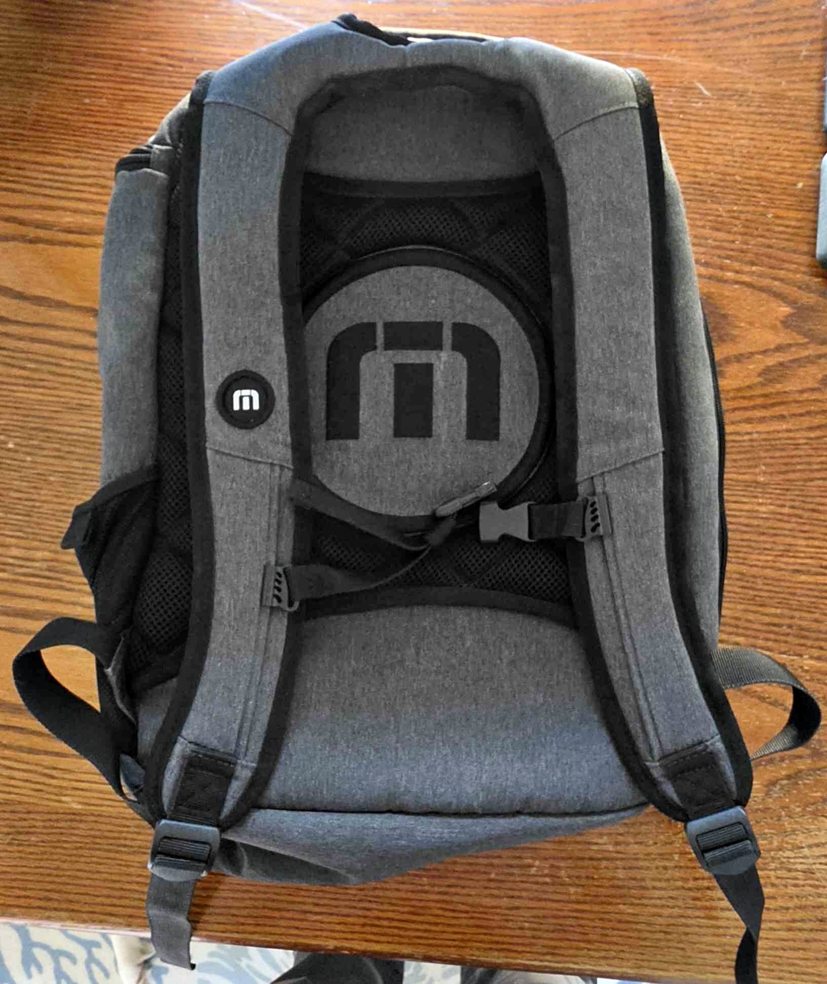 Travis Mathew The Go Backpack Heather Gray Laptop Travel Bag Logo NEW ...