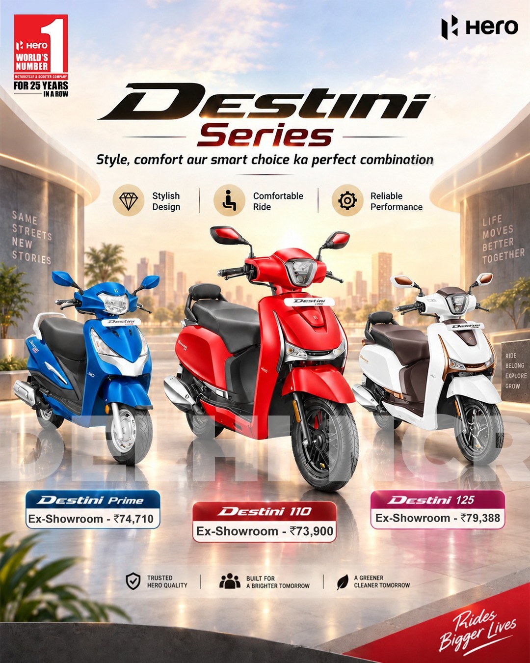 Hero Destini Series Bikes: Prices, Features, and Benefits