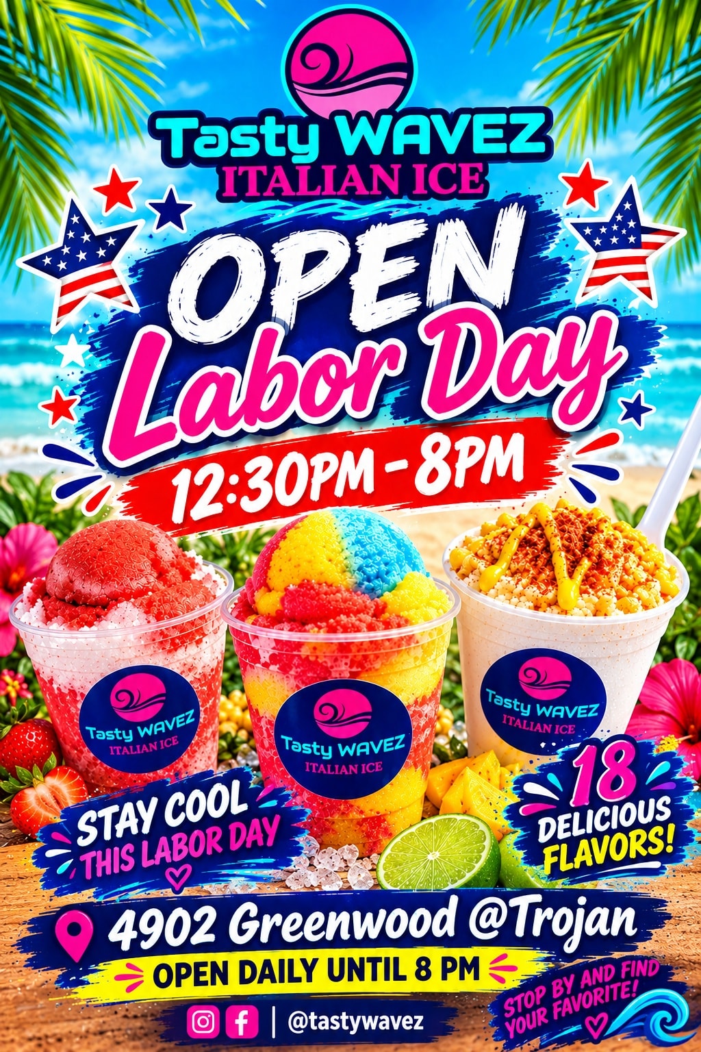 Tasty WAVEZ Italian Ice | Corpus Christi TX