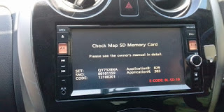 Nissan #Note #MC312D-W #Radio / #Navigation Unlock #SD map Card
