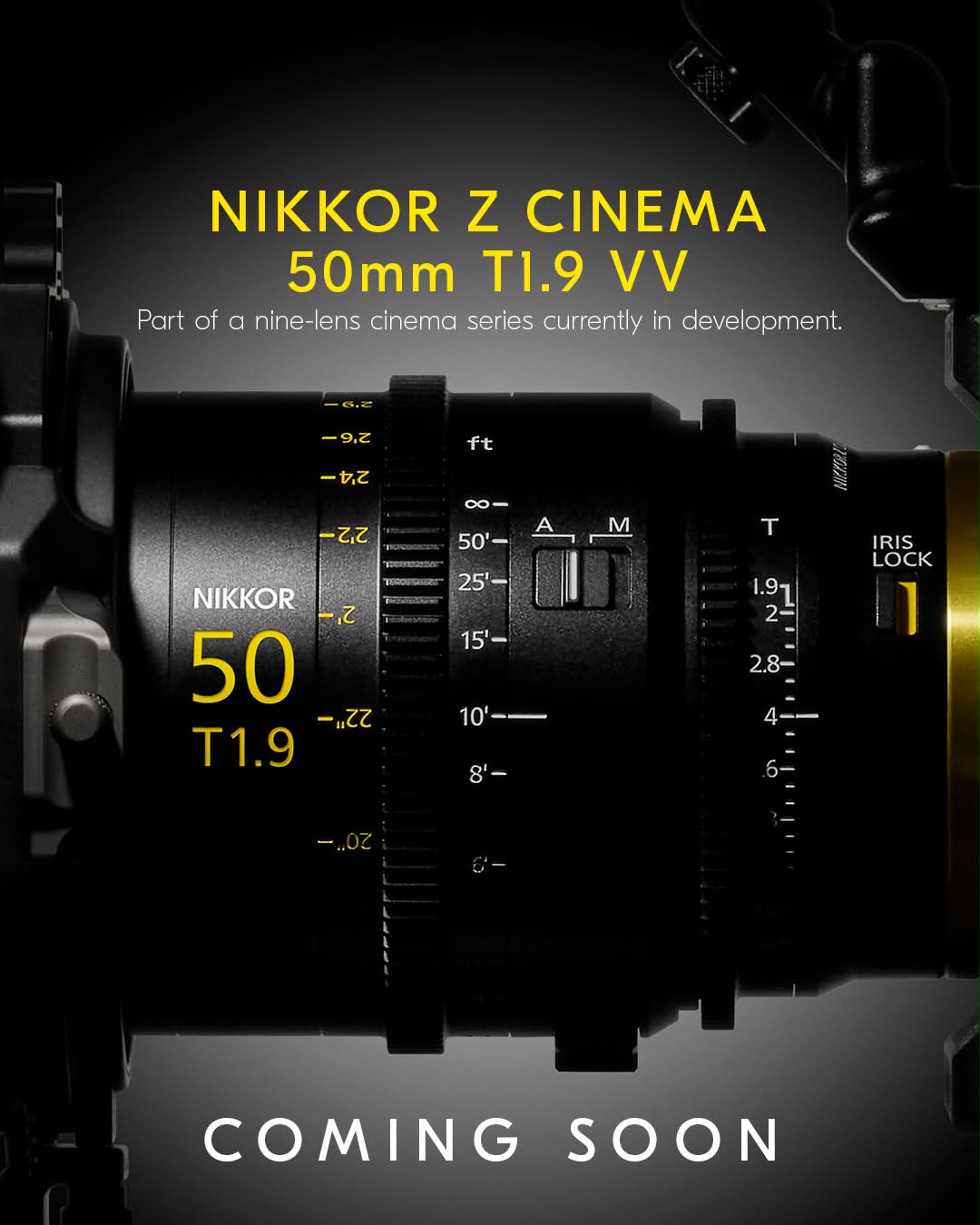 Nikon announces Nikkor Z Cinema T1.9 VV series for high-end