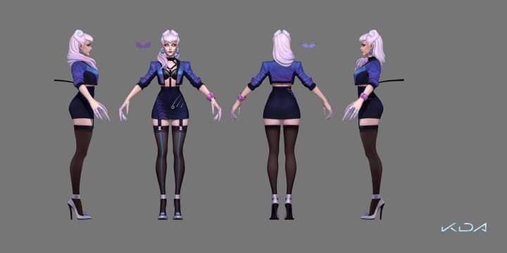 Wild Rift News - Esses são os modelos 3D das KDA no Wild Rift.