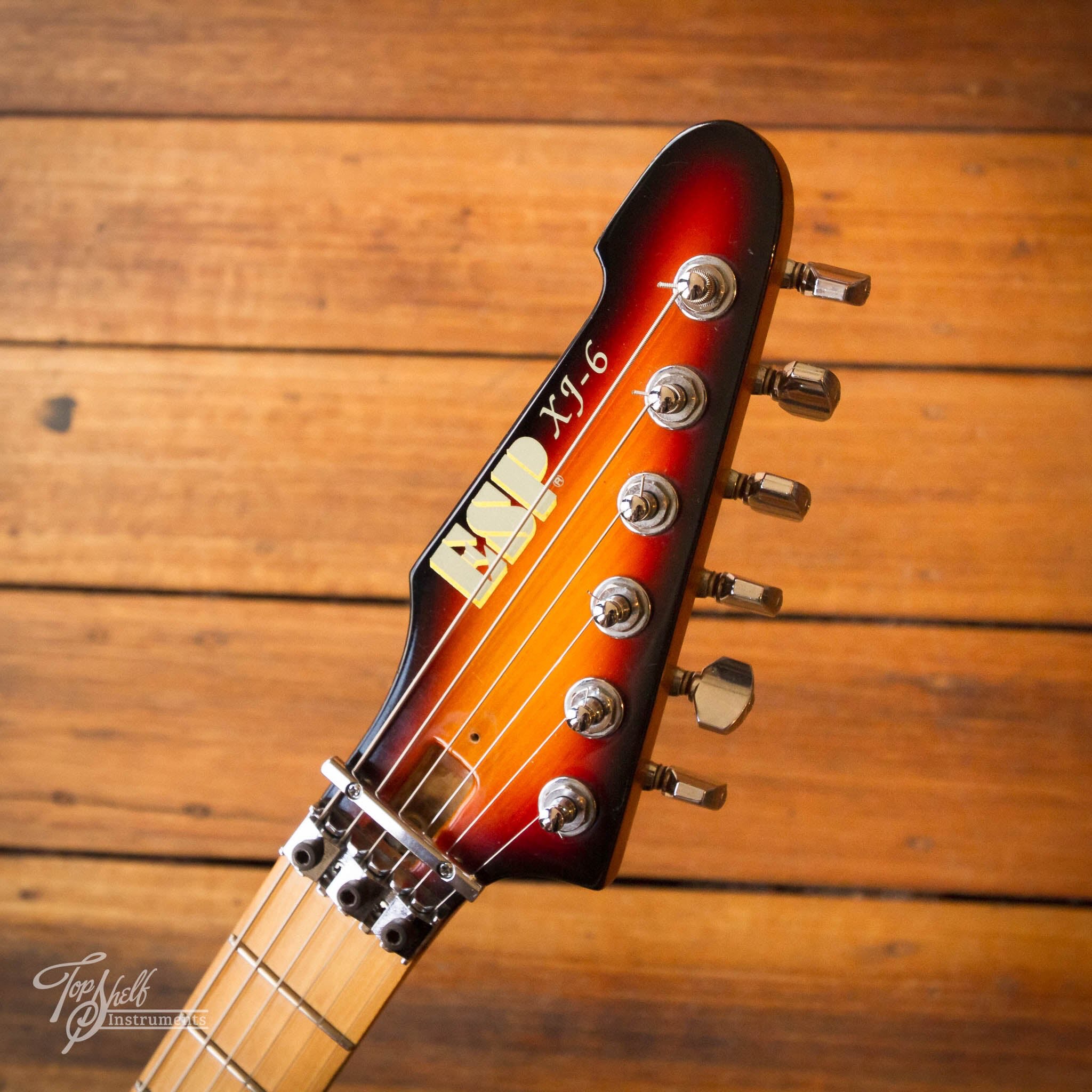 ESP XJ-6 II, sunburst, made in Japan 2001. This is such a killer