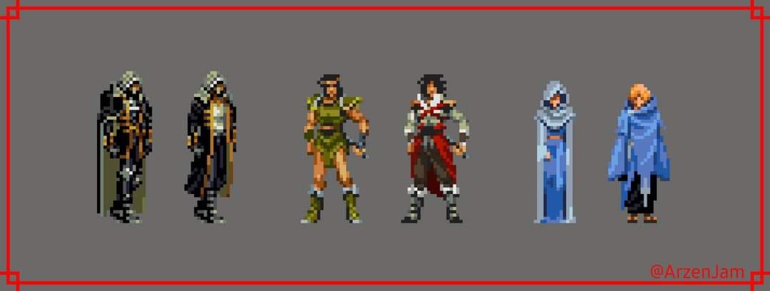 CastleVania Realm | Tremendo pixel art de Trevor alucard y Sypha.👌🙏🙌 ...