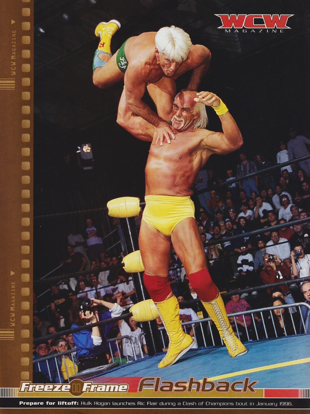 Just too sweet. Hollywood Hogan vs Ric Flair. Thank you Eric Bischoff