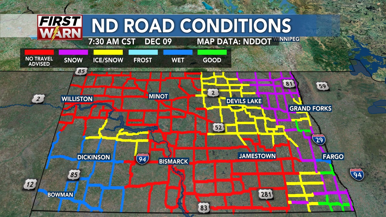 KMOT - ⚠️ NO TRAVEL ADVISED expanded as of 7:30am Tuesday, now ...