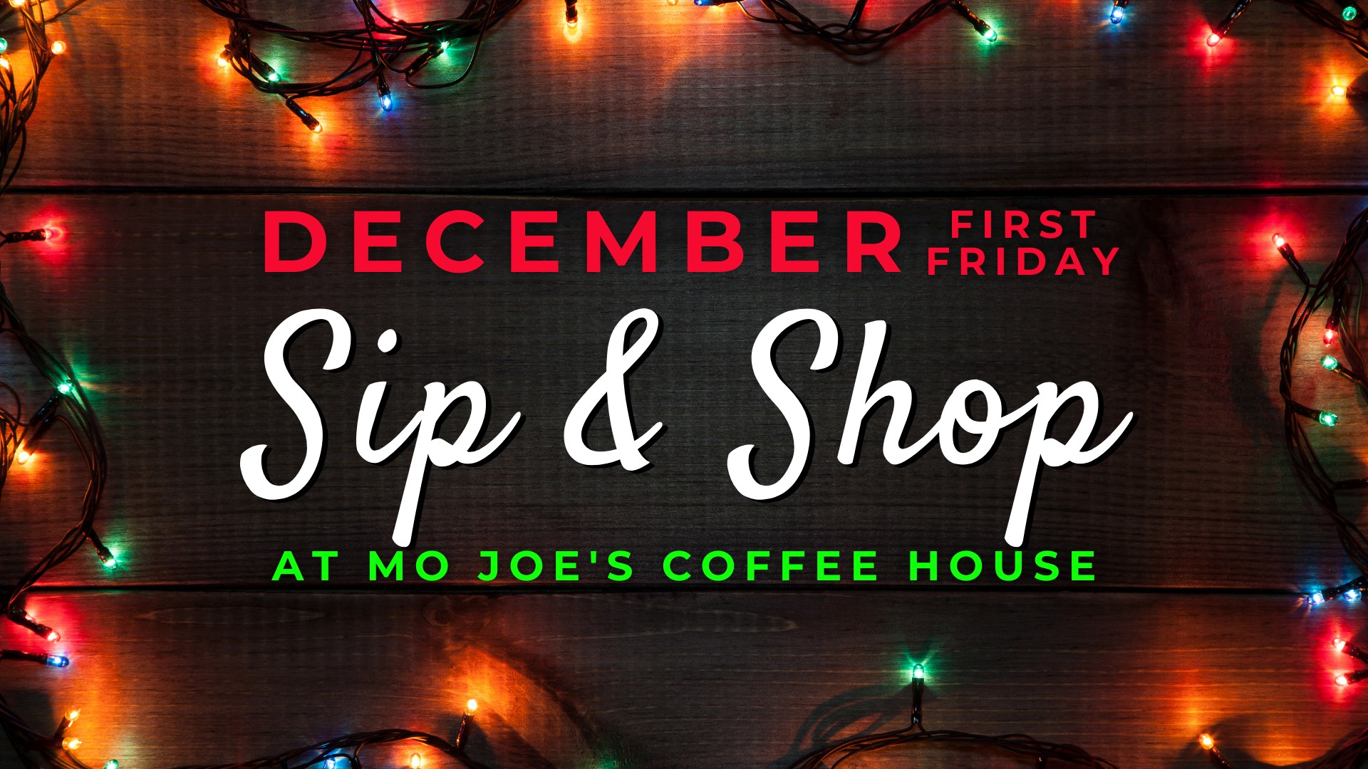 December First Friday Sip & Shop