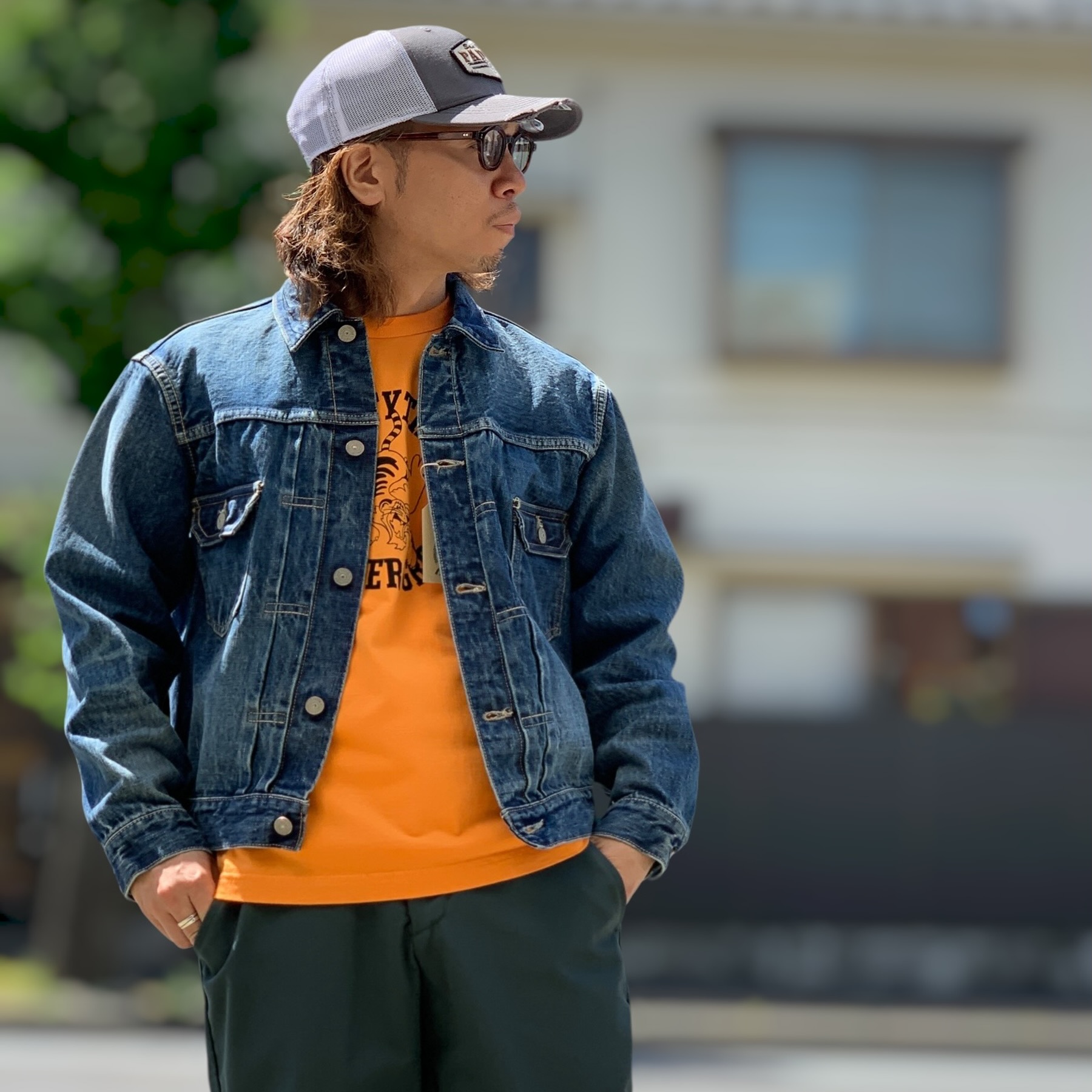 STYLING】 . JKT : SUGAR CANE / 14.25oz. DENIM JACKET 1953 AGED 