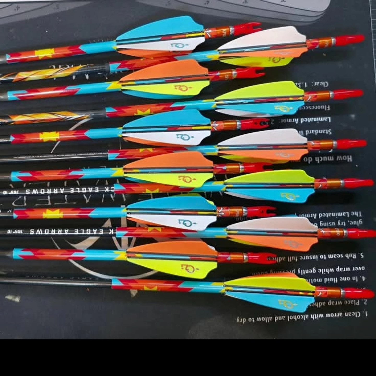 White Water Archery Yellow Fade Solid 1 Arrow Wraps 15 Pc Pack Multiple