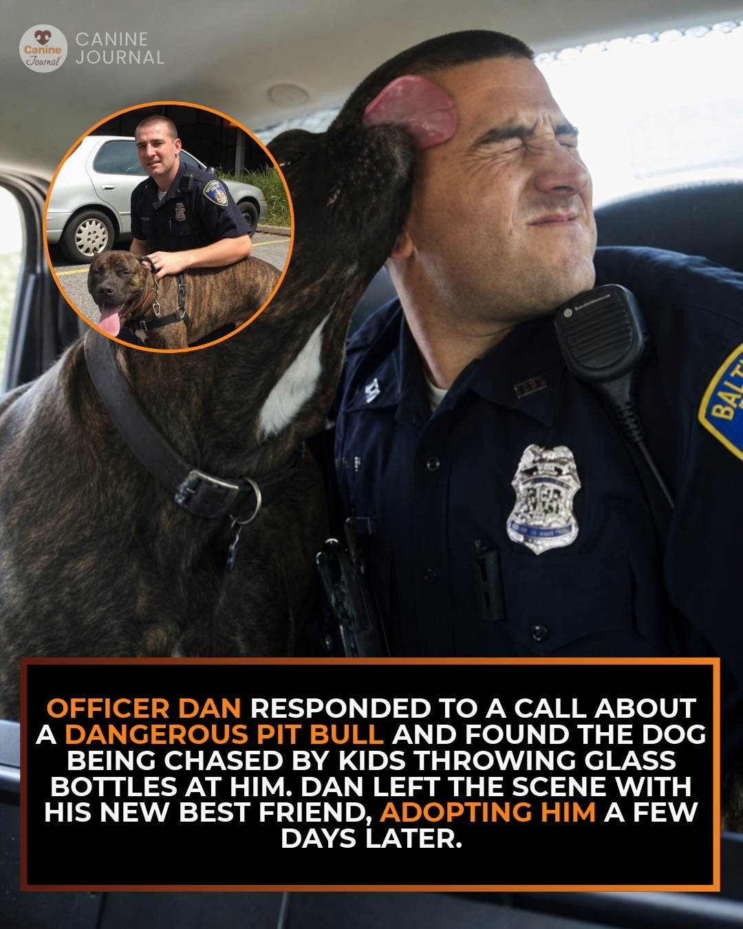 When Baltimore Police Officer Dan Waskiewicz responded to a call