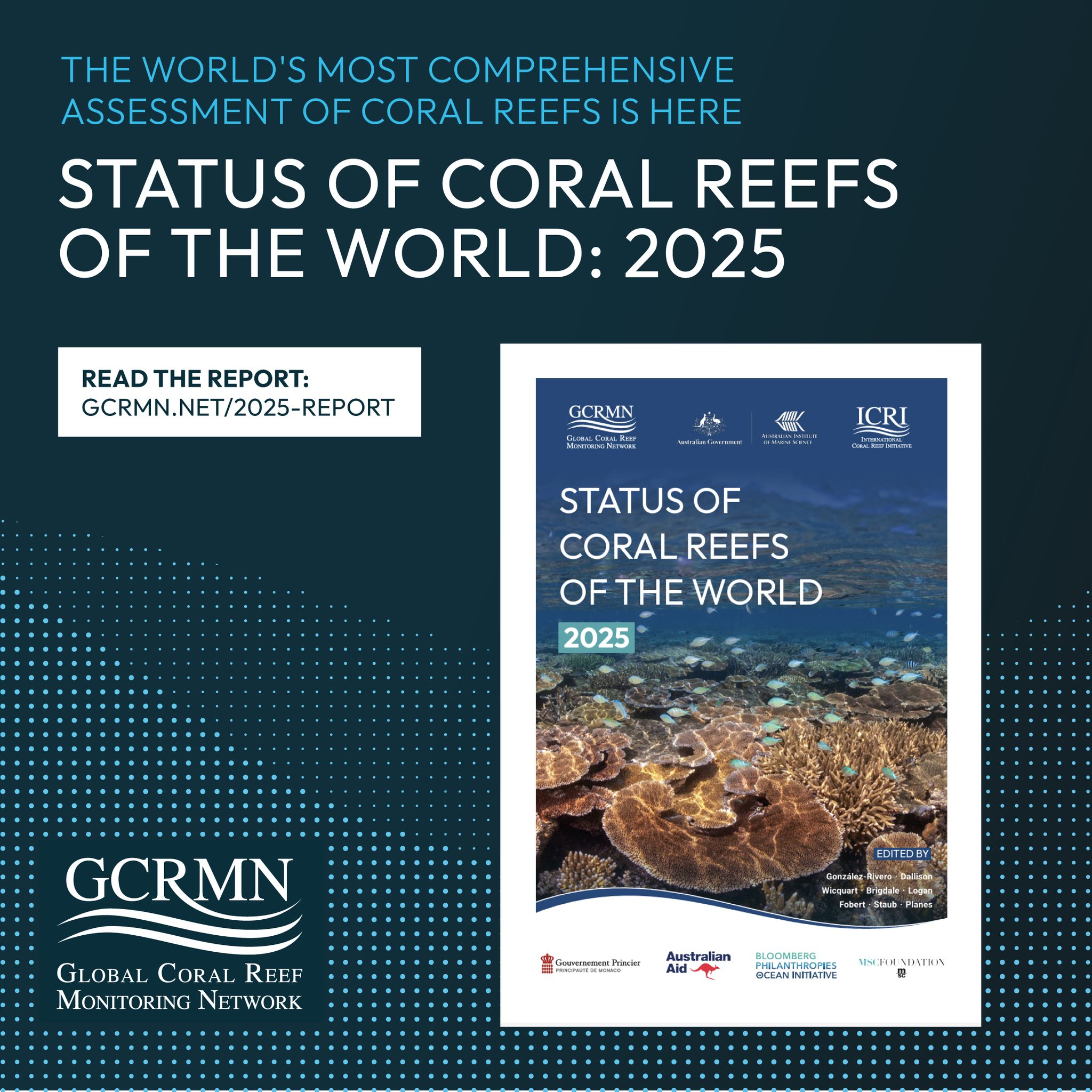 Global coral reef health report shows urgent and hopeful findings