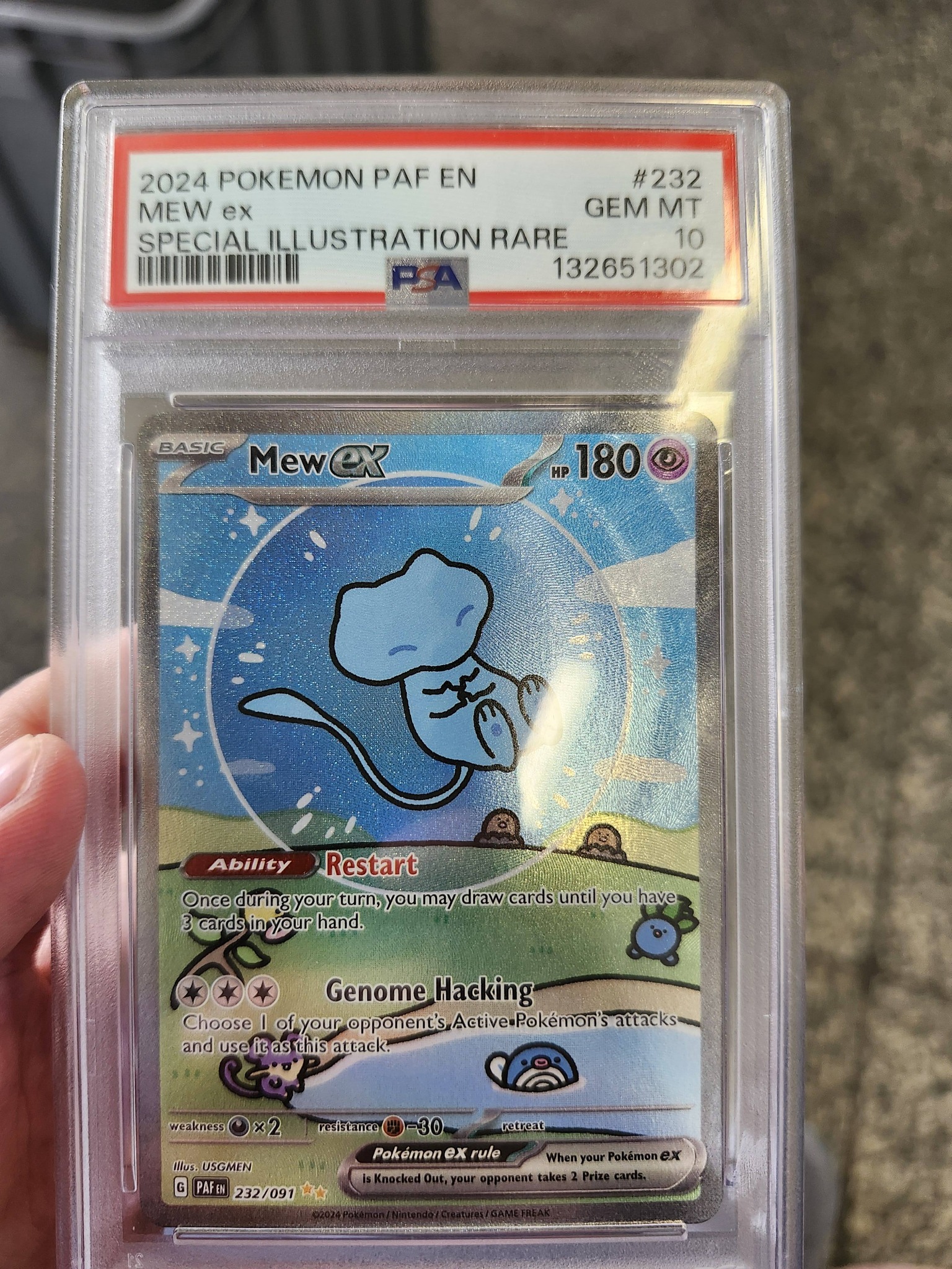 Quick sale: PSA10 bubble mew english [new cert] Poc: east side 
