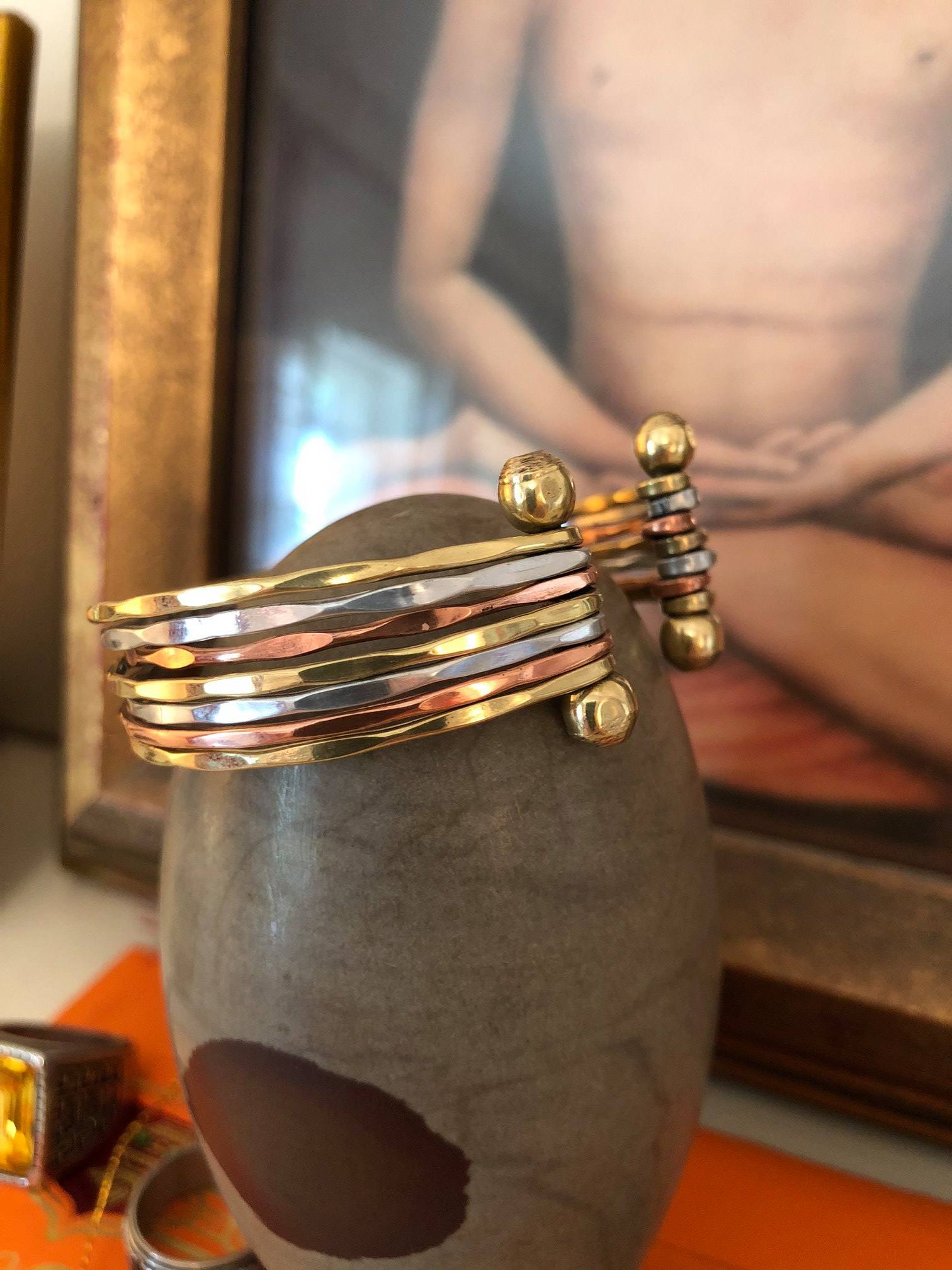 WE JUST COMPLETED THE NEW SEVEN CHAKRA COSMIC BANGLE <3 The three 