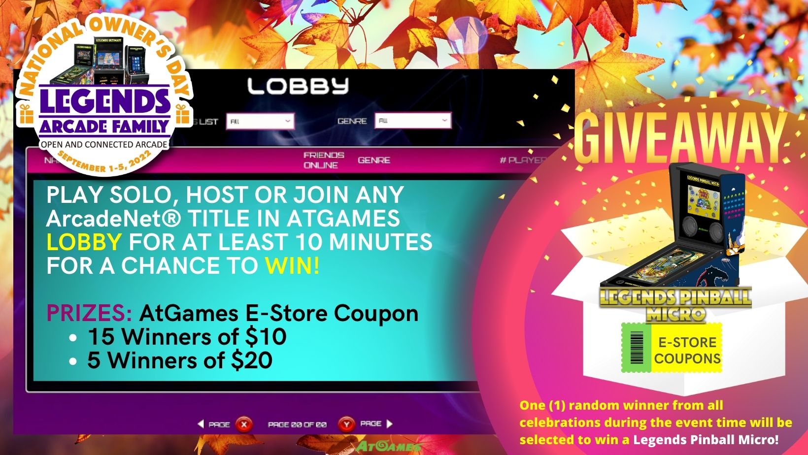 AtGames - Play solo, host, or join any ArcadeNet® game in... | Facebook