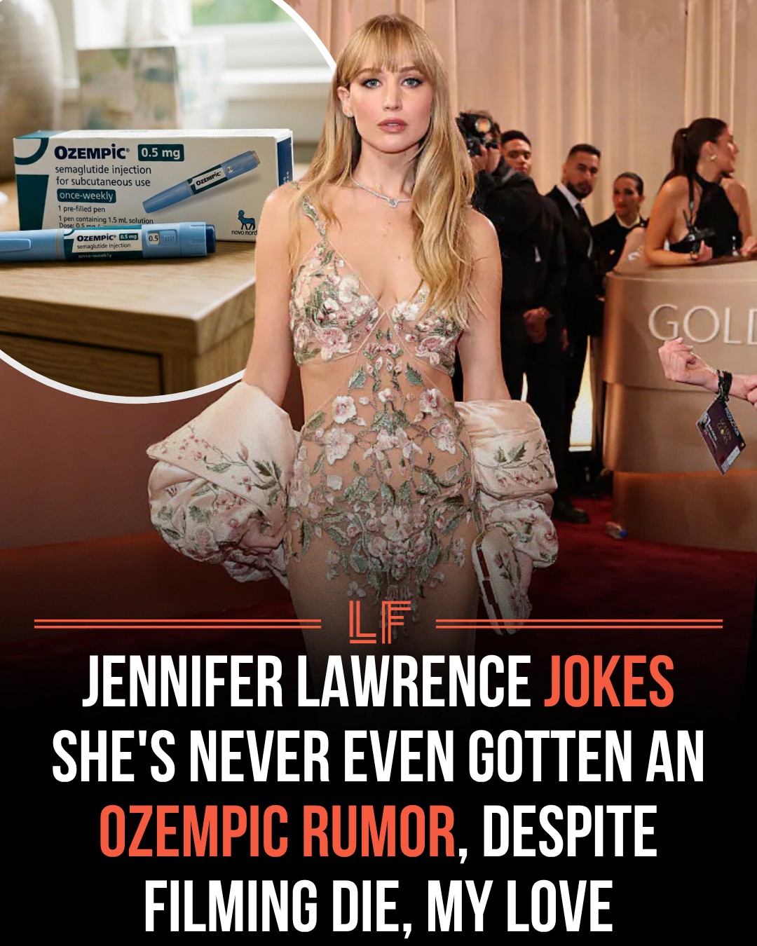 Jennifer Lawrence has hilariously waded into Hollywood's rather sticky Ozempic debate, noting with signature wit that she's never actually been subjected to a rumour herself! 😂🌟 The undeniable phenomenon of Ozempic and