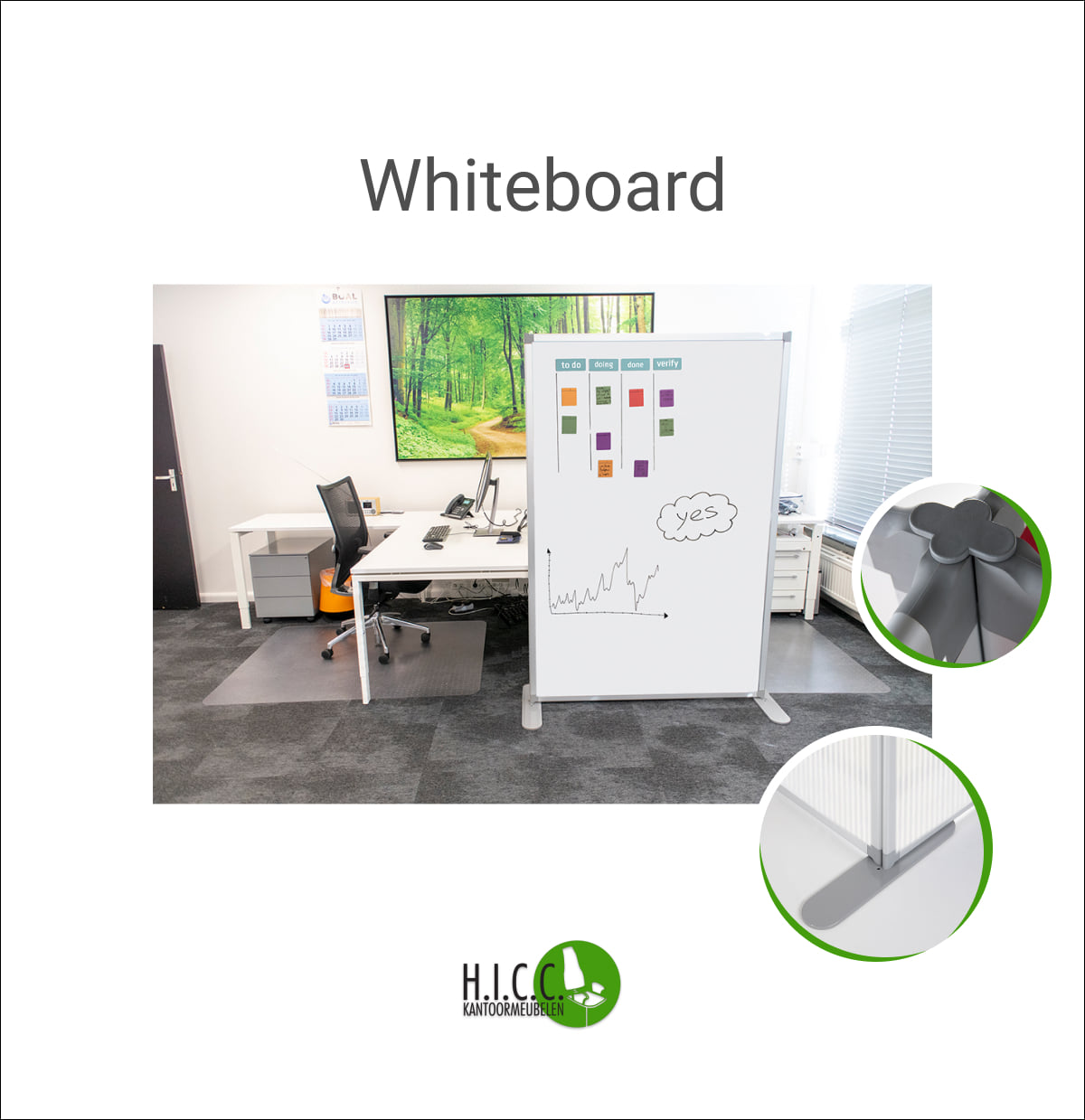 With this writable partition wall,... - HICC kantoormeubelen | Facebook