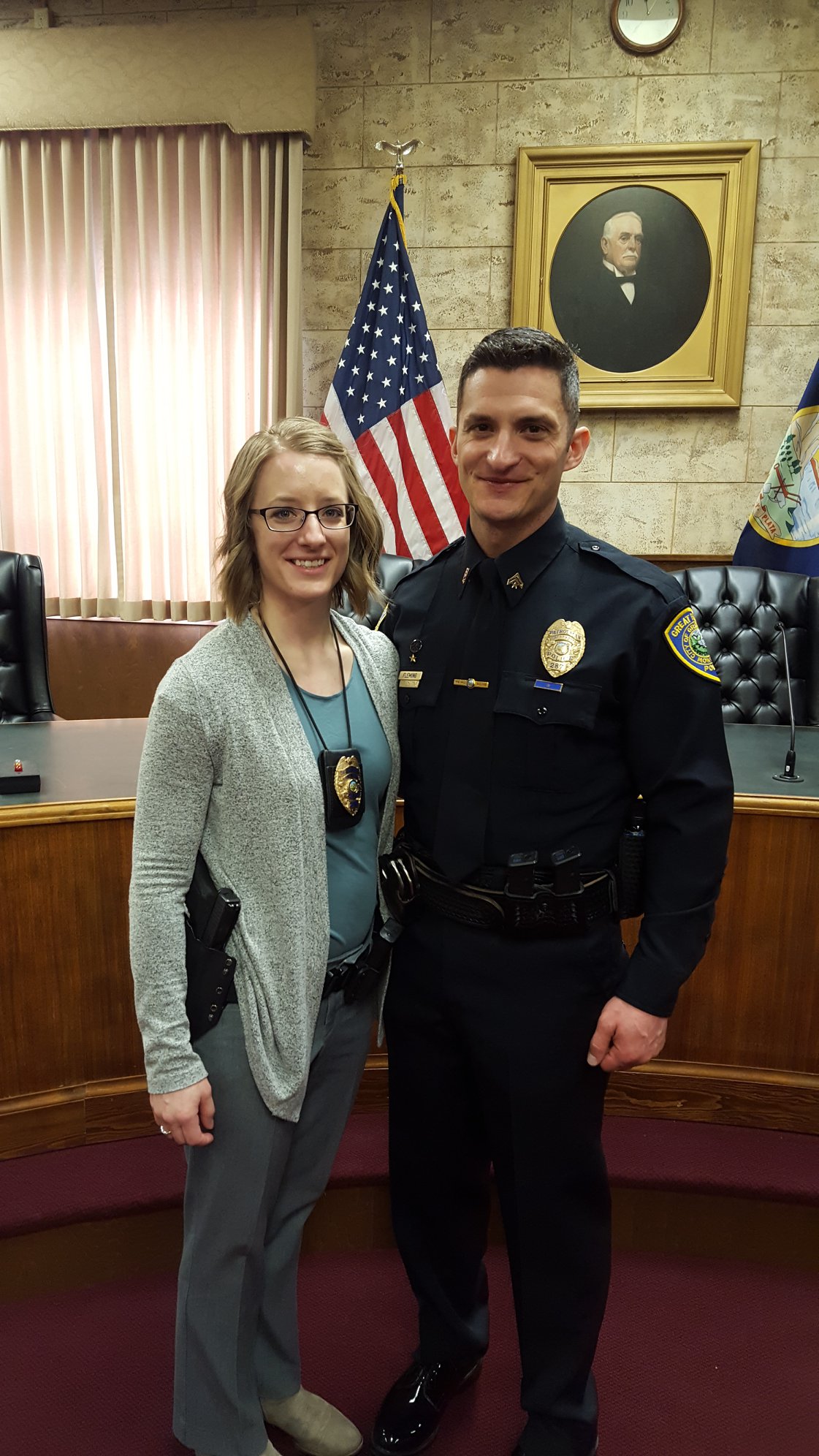 Great Falls MT Police Department - Sergeant Matt Fleming with his ...