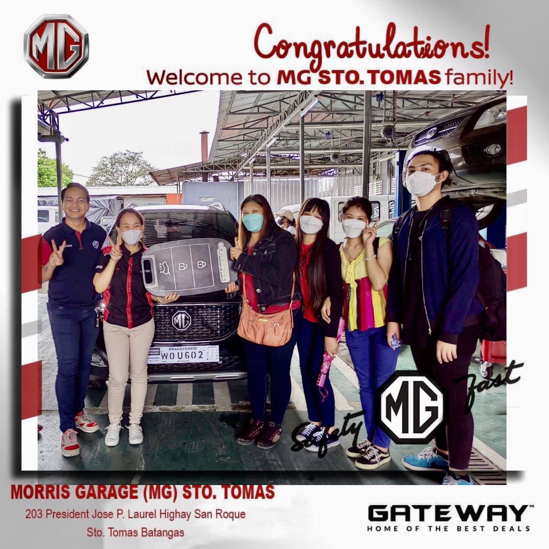 Congratulations Mr and Mrs... - MG Gateway Sto.Tomas Batangas