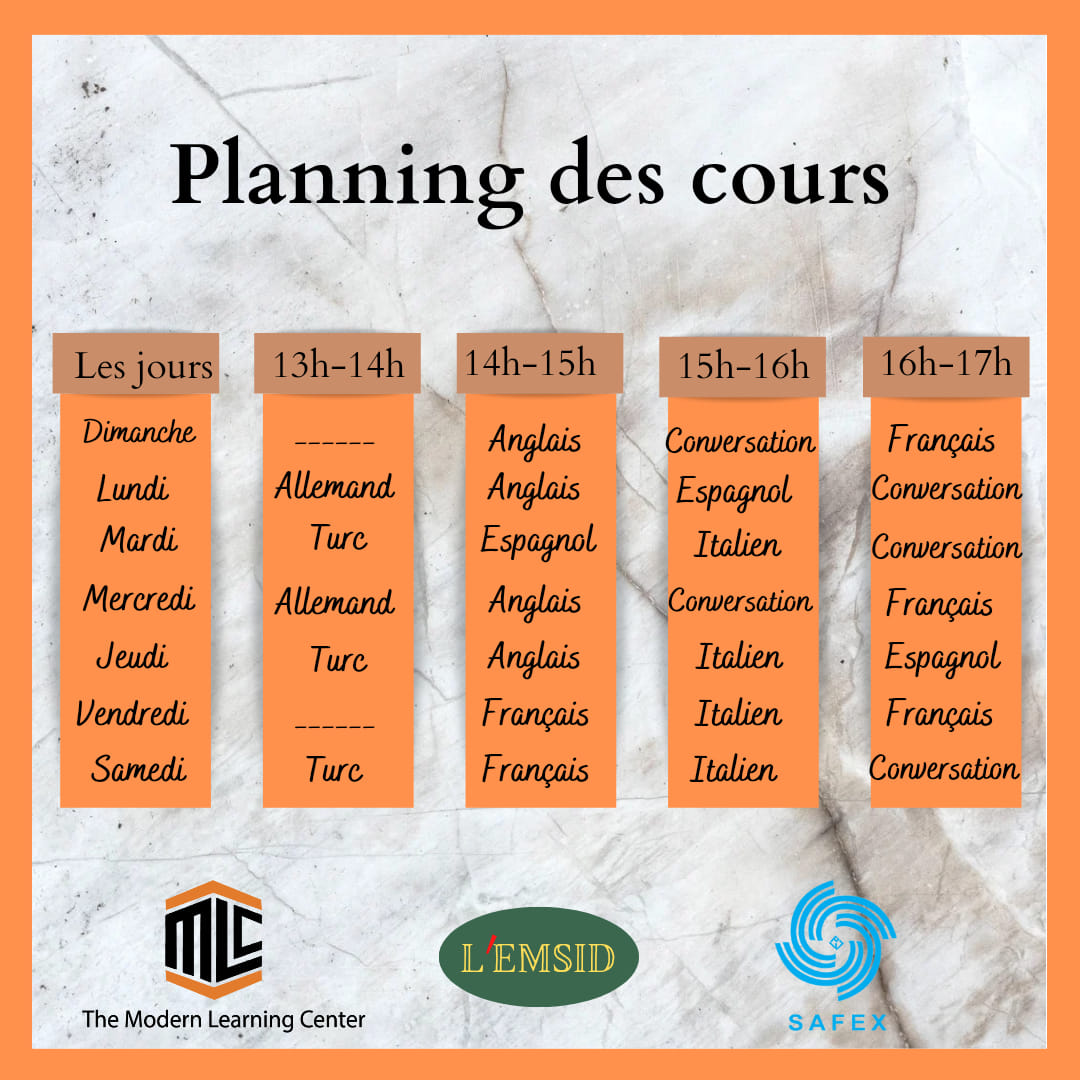 Lundi Mardi Mercredi Jeudi Vendredi Samedi Dimanche En Espagnol