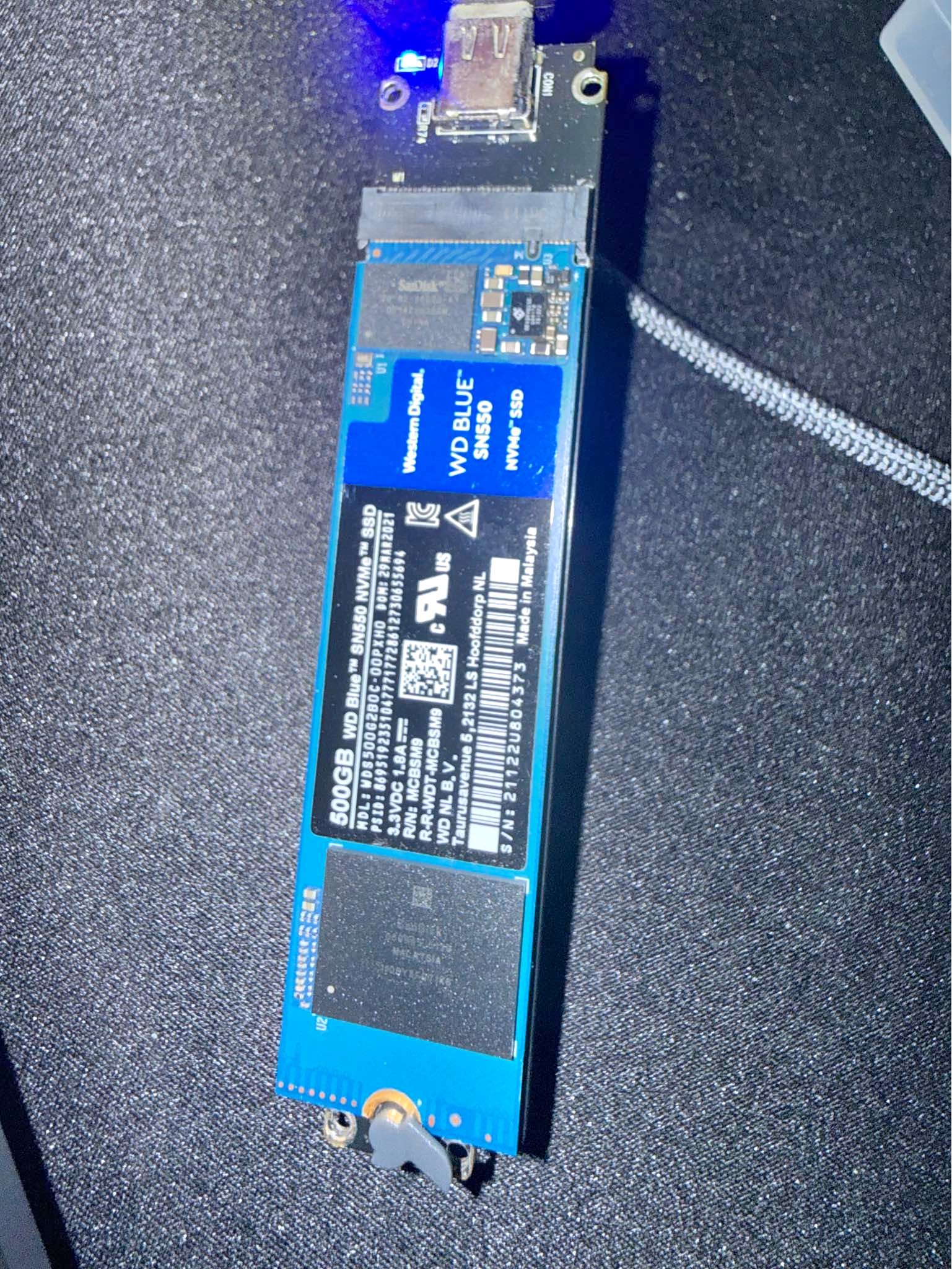 Western Digital WD Blue SN550 500GB NVMe SSD - Miscellaneous 