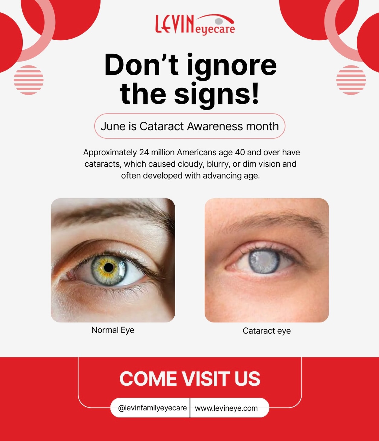 June is Cataract Awareness Month: Schedule an Eye Exam for Clearer Vision