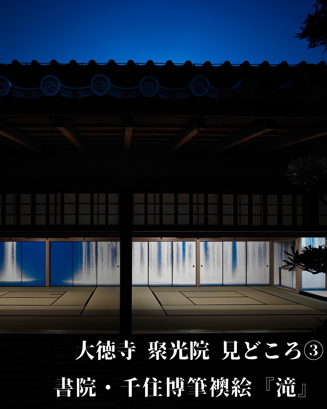 後醍醐天皇から「本朝無双之禅苑」と評された大徳寺で、国宝方丈の半
