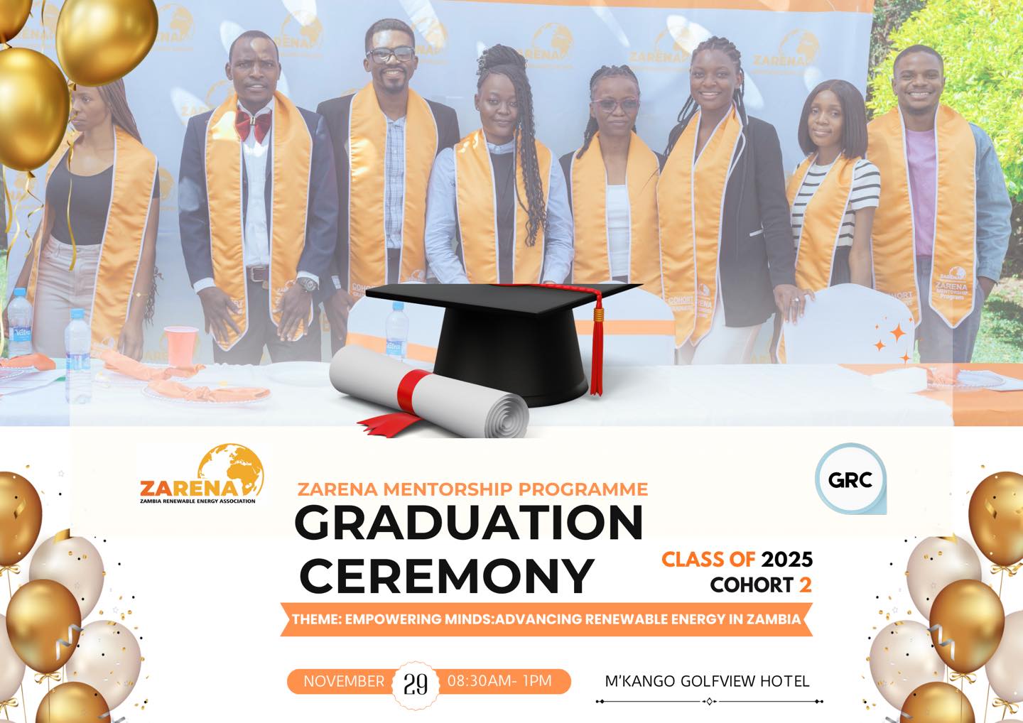 Zambia - We are proud to officially announce the upcoming graduation ...