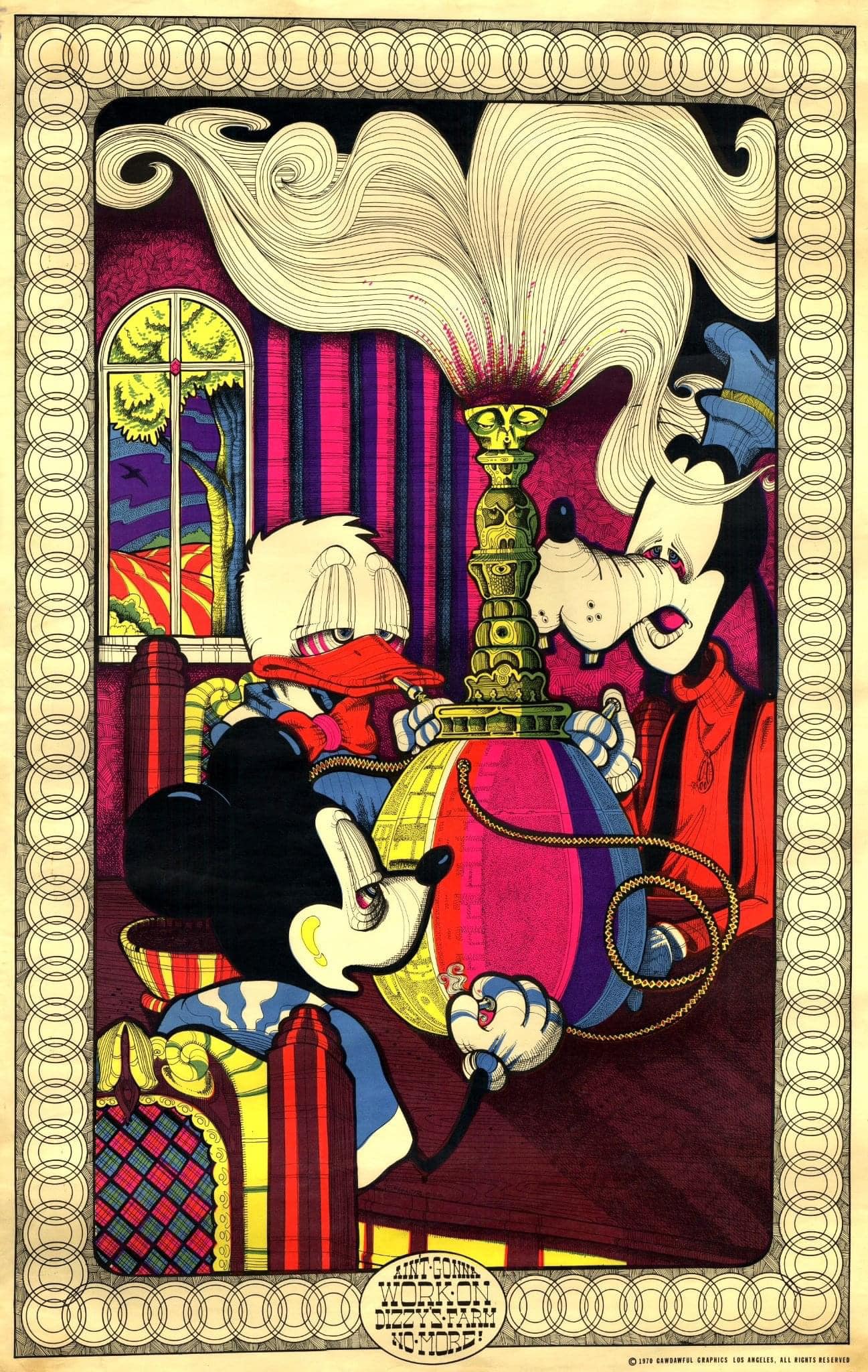 Rare Disneyland memorial orgy poster at auction