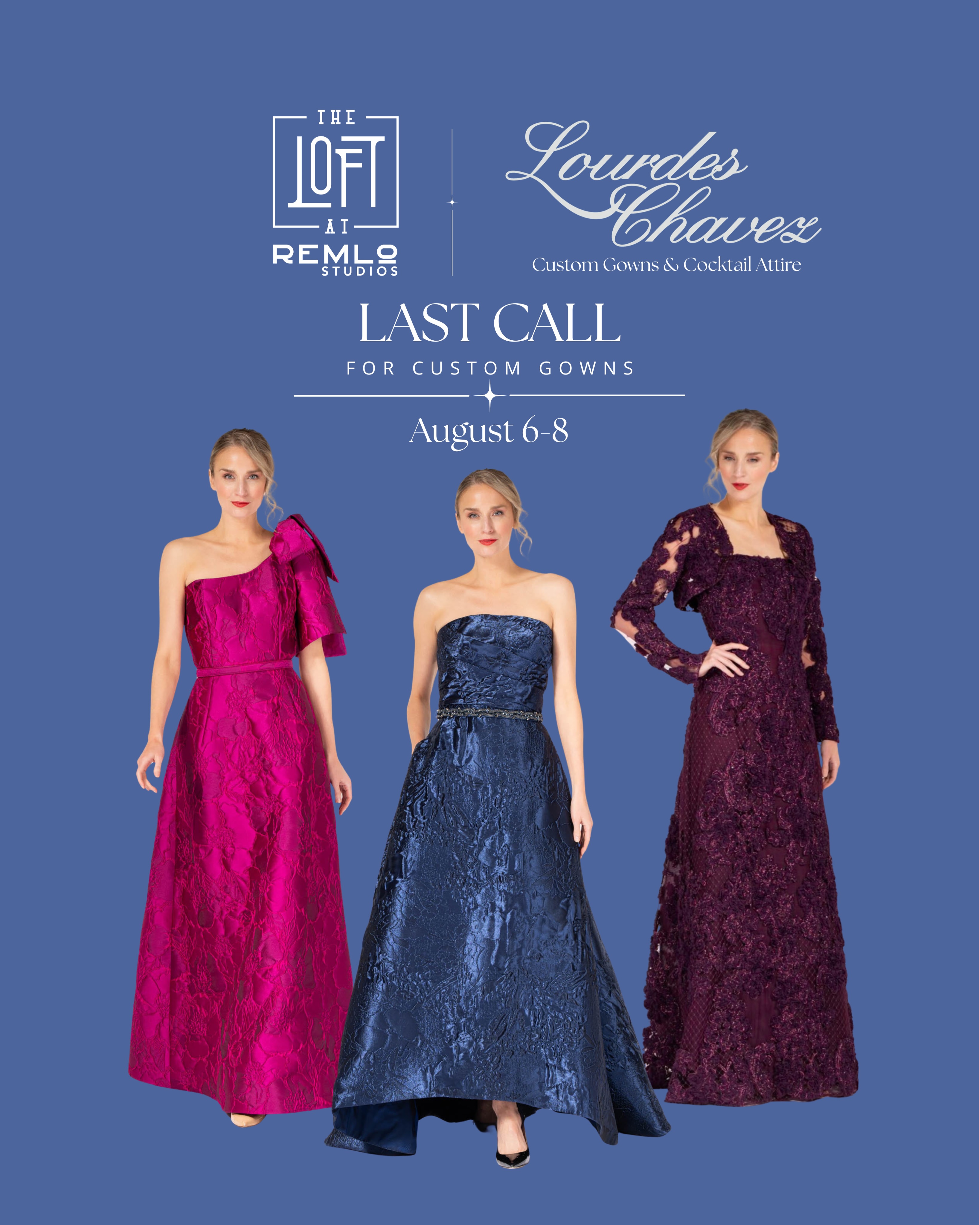 last call formal dresses for custom gowns before Fall events! If you are attending Aksarben, Joslyn Gala, Children's Hospital Gala, have a wedding or are the mother of a bride or groom- you Must Wedding dresses