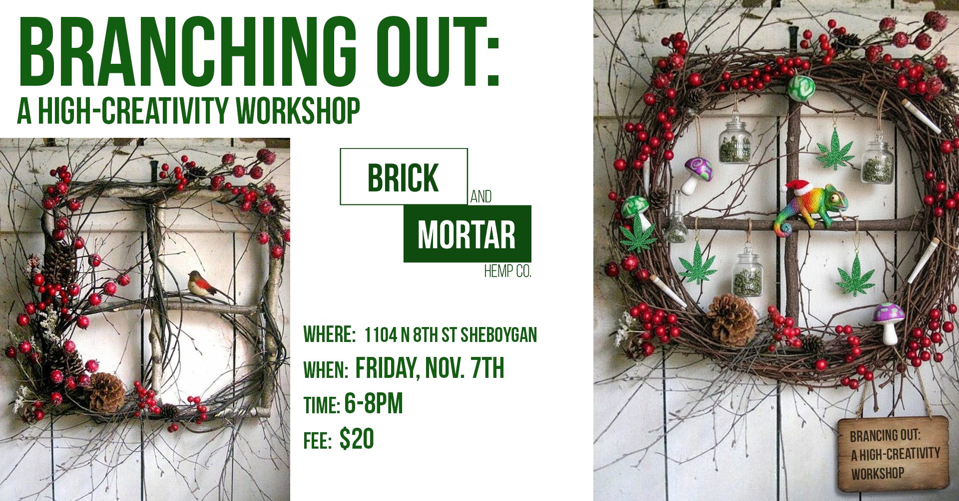 🌿 Branching Out: A High-Creativity Twig Window Workshop