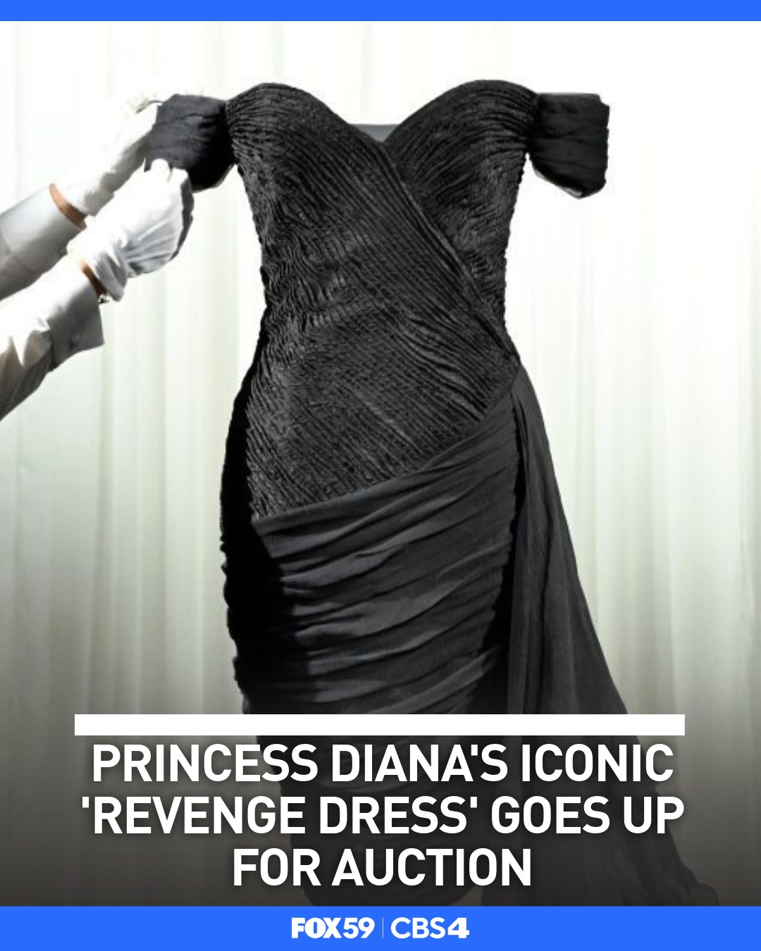 Princess Diana's iconic “revenge dress” is going up for auction — nearly three decades after she made headlines wearing it. Details: https://fox59.com/news/national-world/nearly-30-years-later-princess-dianas- revenge-dress-goes-up-for-auction