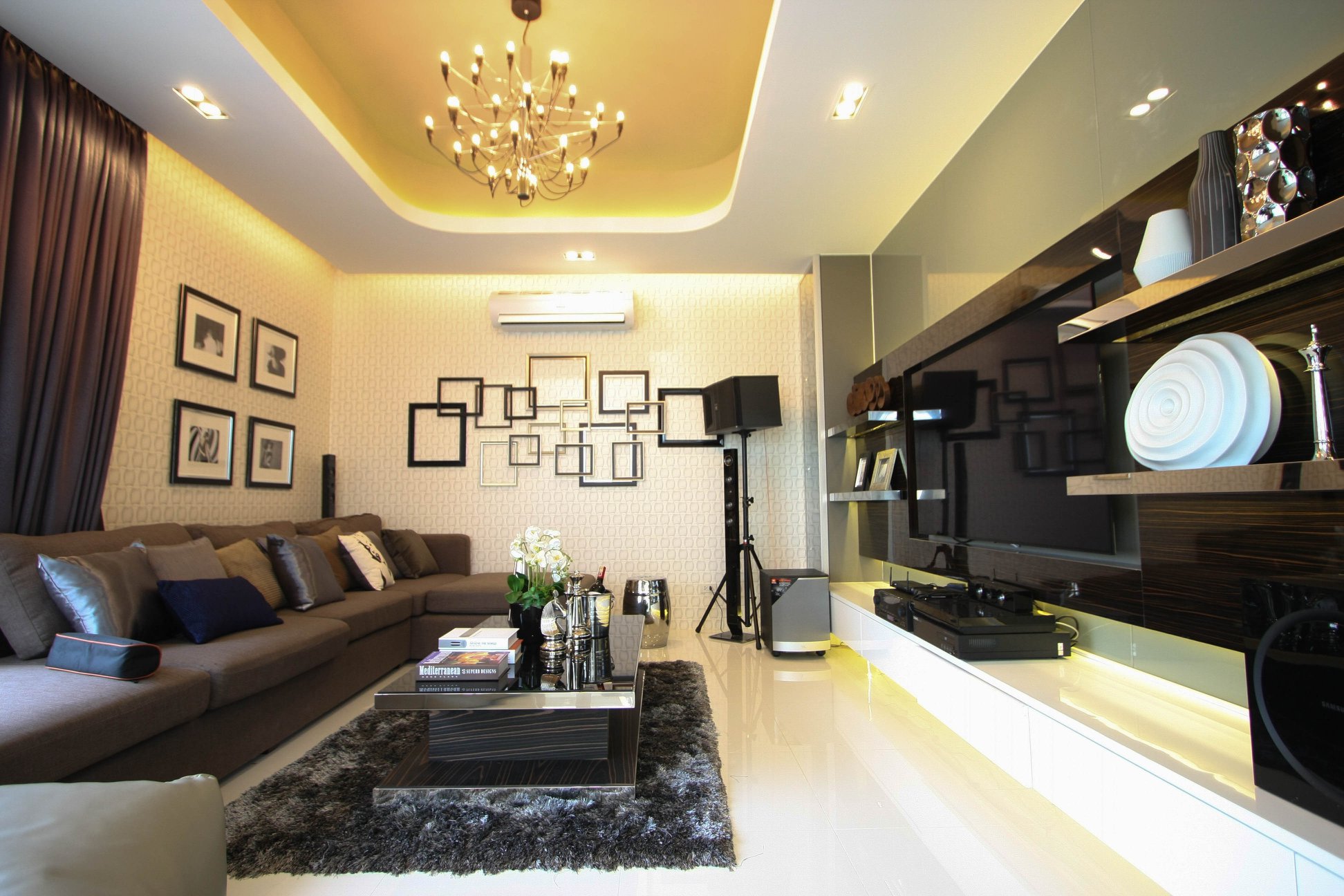 Array-Home รับสร้างบ้าน - "Home Theater Room หรูหราด้วยฝ้าหลุม" Cr.แบบ ...