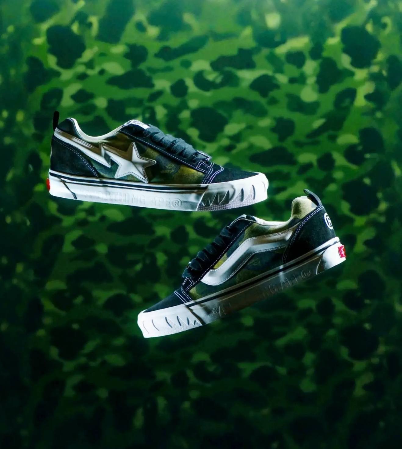 BAPE® and Vans are back with another collaboration, reimagining