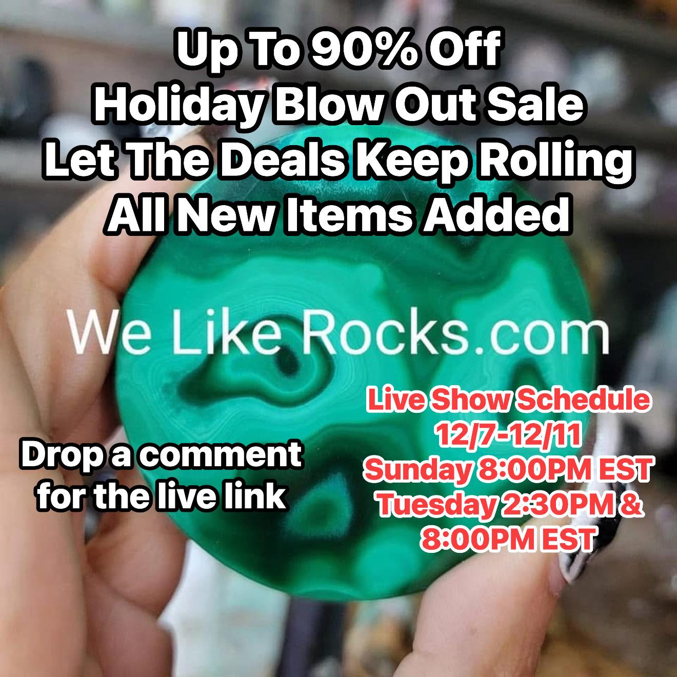 We Like Rocks - 🔥 UP TO 90% OFF — HOLIDAY BLOW OUT SALE! 🔥... | Facebook
