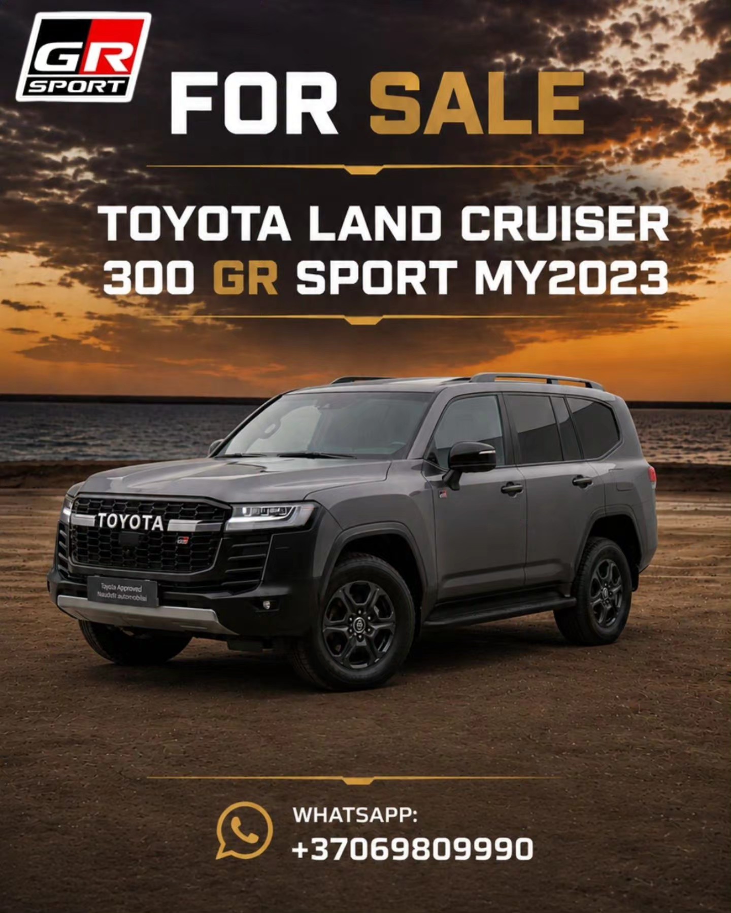 For Sale! Toyota Land Cruiser 300 GR Sport MY2023‼️ ▪️3.3 V6 Bi