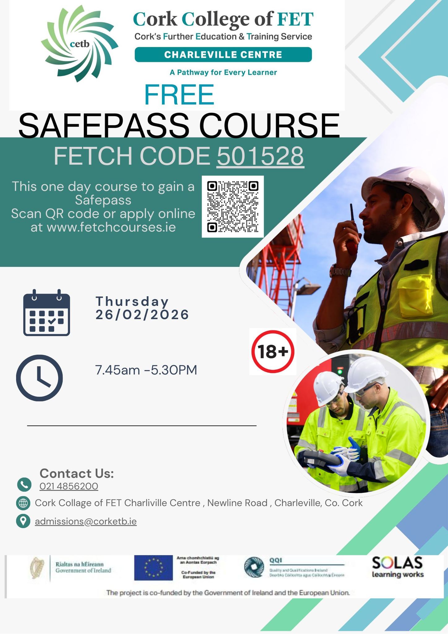 Cork College of... - Cork College of FET Charleville Centre