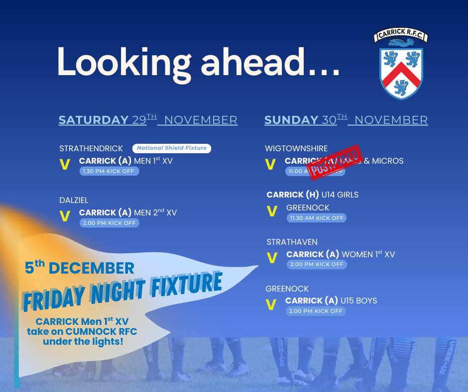 Carrick Rugby - Carrick Rugby micro, mini and youth teams enjoying a ...