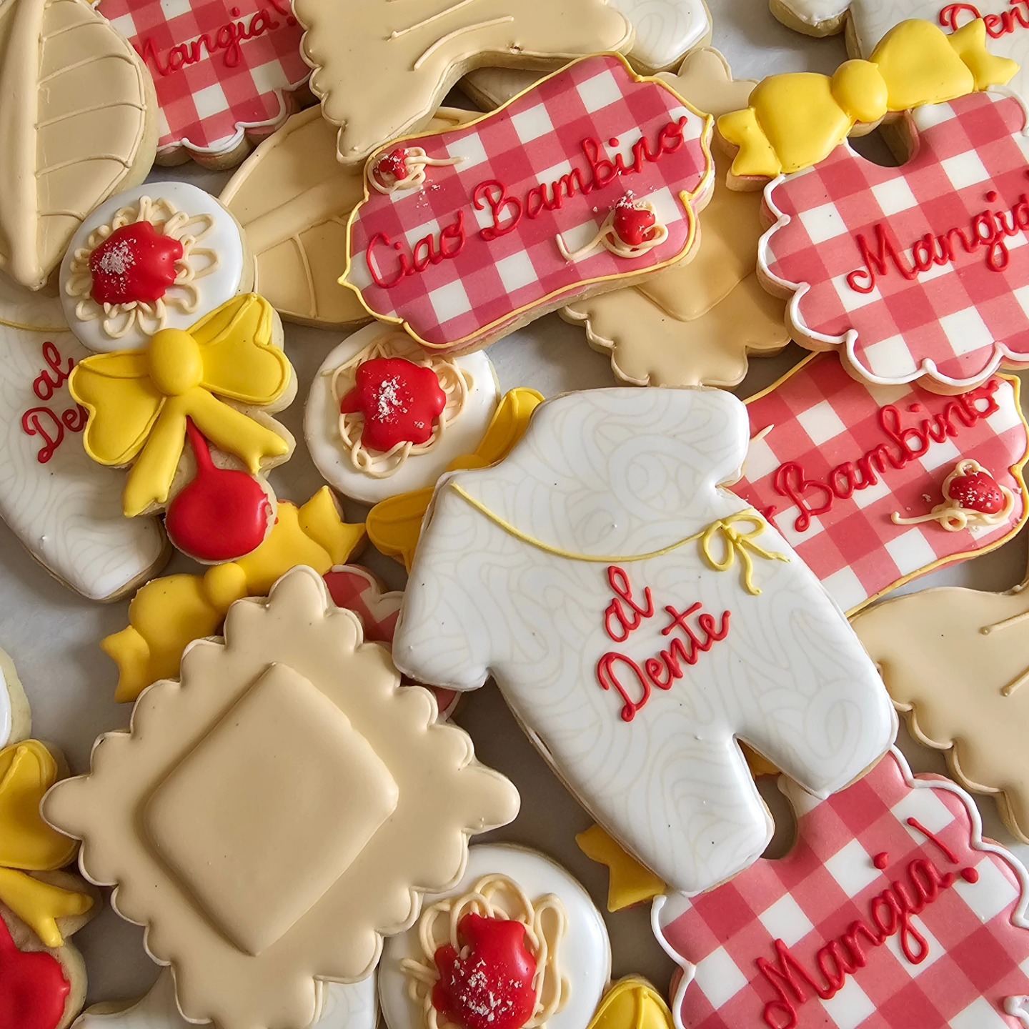 🍝✨ Ciao Bambino! ✨🍝 From farfalle pasta to little onesies