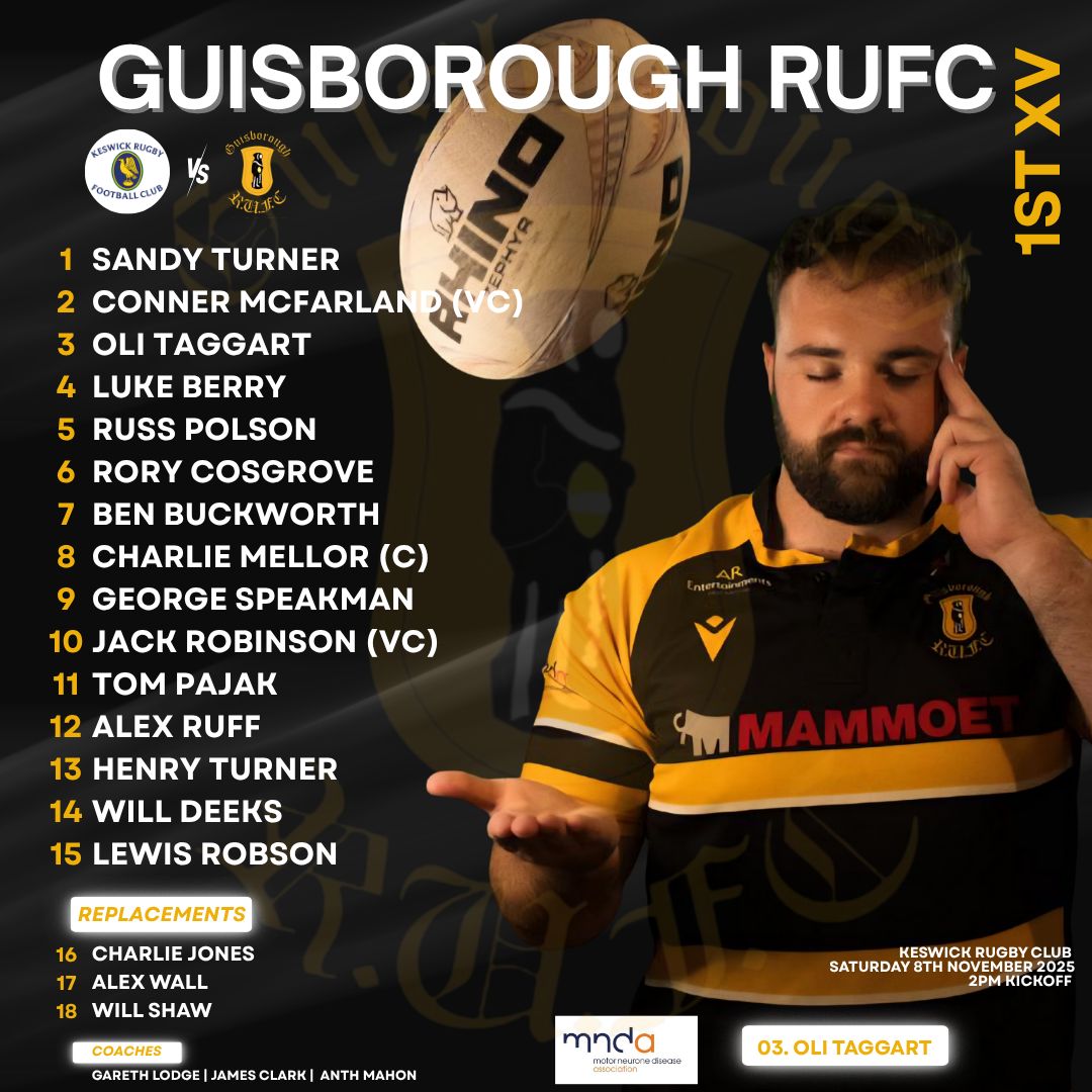 Guisborough - Here’s how the First XV lineup this weekend for the trip ...