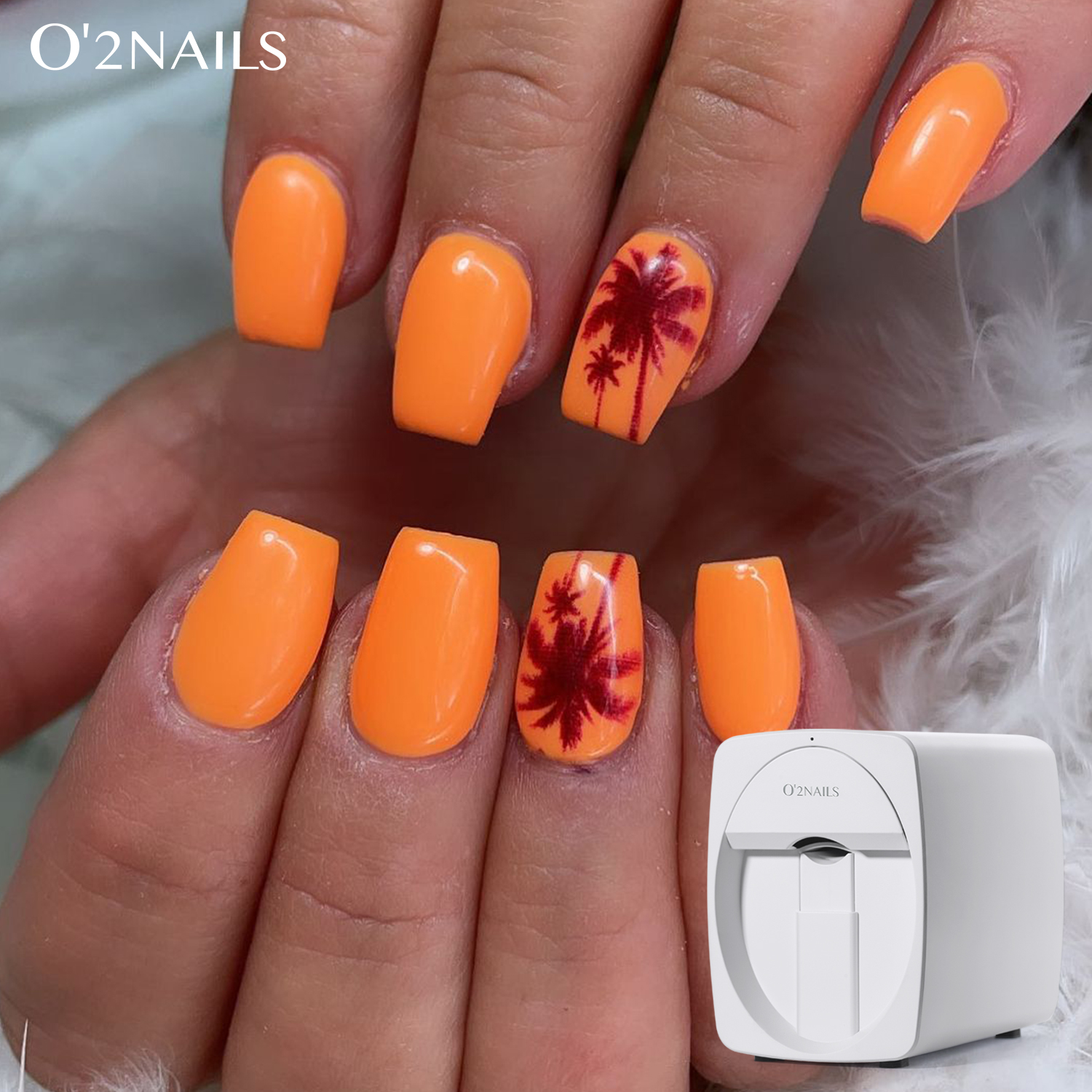 O'2Nails - Summer nails 🌴🌴🌴🌊 Printed by @nails_eliany #o2nails # ...