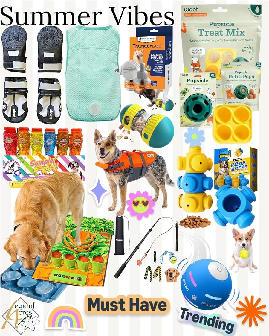 It's live: the Legend Acres Amazon Storefront. Every product on it is something we actually use, actually recommend, or actually trust with our own dogs and horses — not just items with