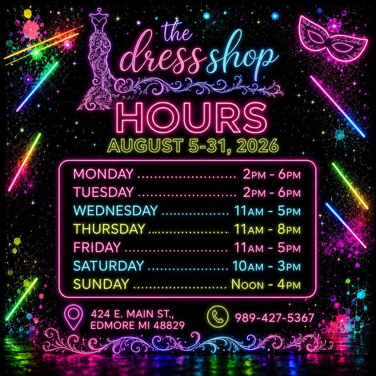 homecoming dress shops in michigan The Shop Edmore, reopens for dress shopping partydress
